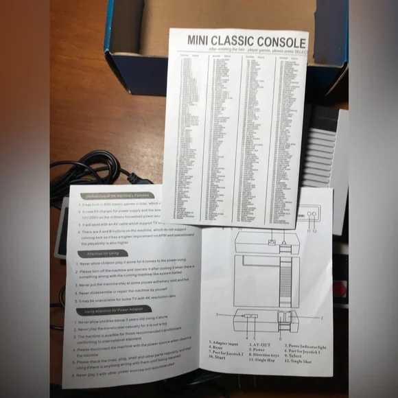 Mini NES 620 Classic Games Built-In Retro Console Anniversary Edition - Picture 6 of 8